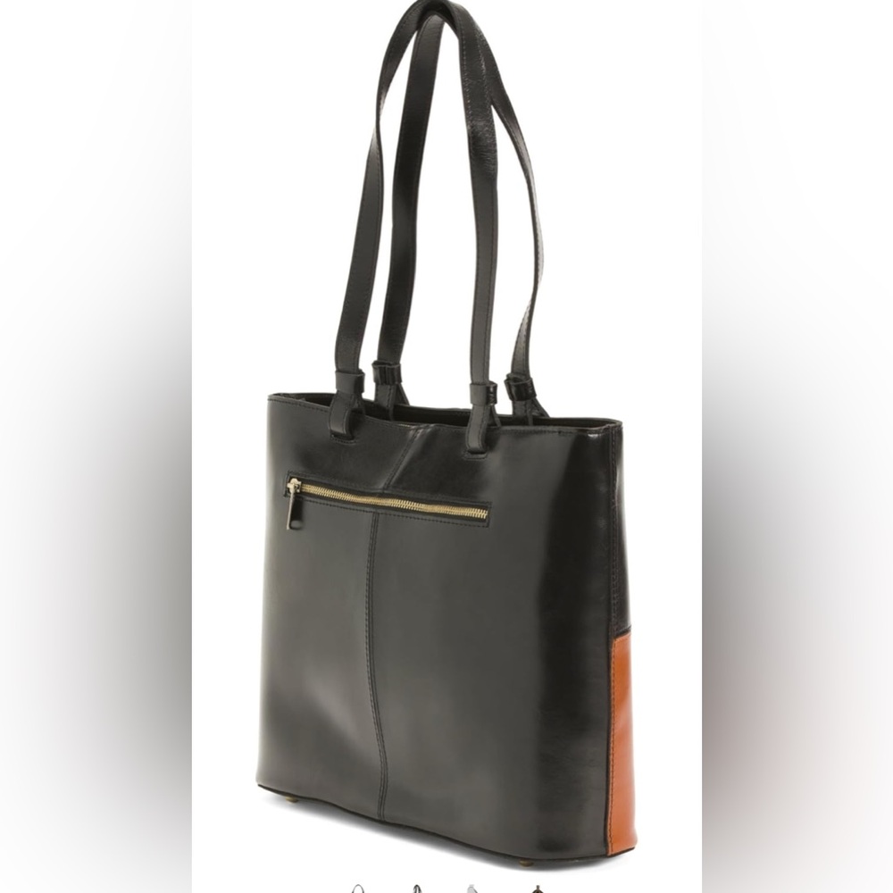 NWT Patricia Nash Braden Colorblock Leather Tote Bag. - Picture 2 of 4